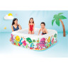 Детский надувной бассейн INTEX «Аквариум» 57471, квадратный